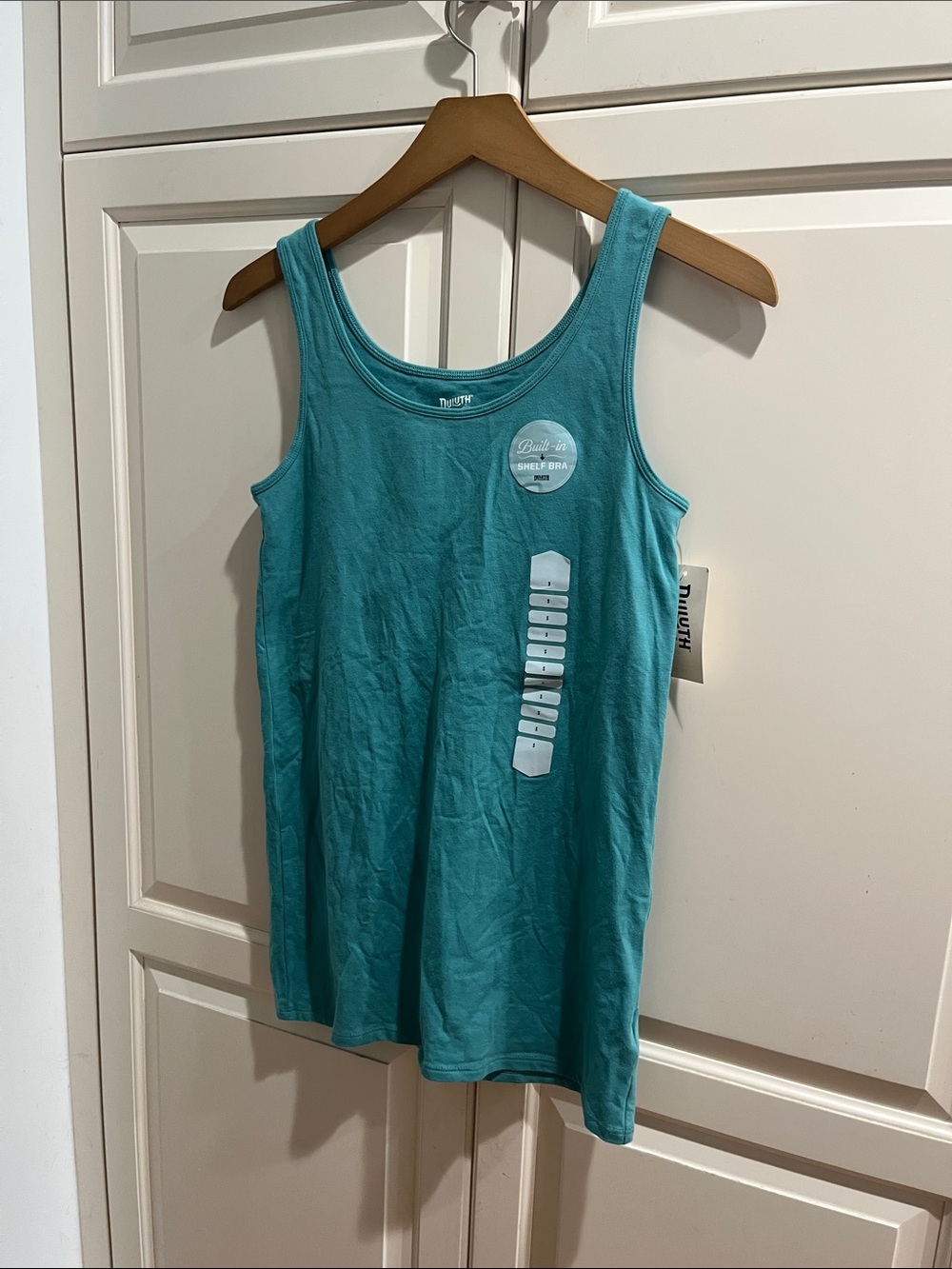 Duluth Trading Co Teal Women's Scoop Neck Tank Top